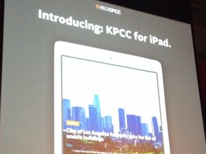 KPCC iPad Launch Party